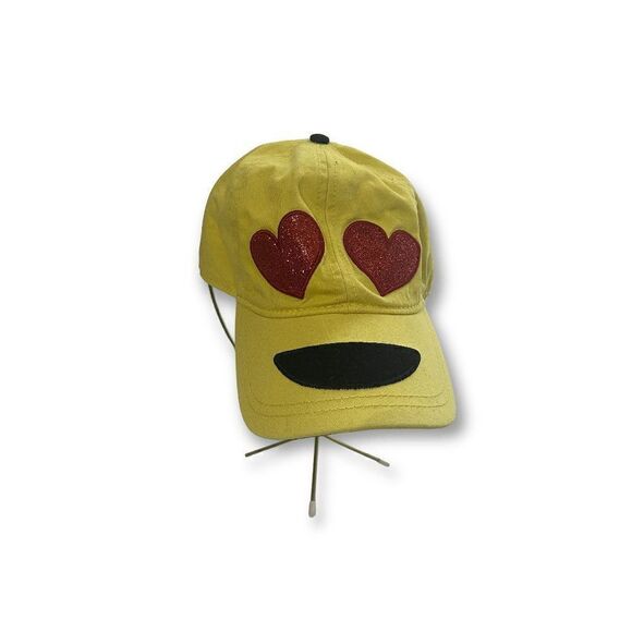 Emoji Yellow Smily Face Adjustable Cap - Picture 1 of 5